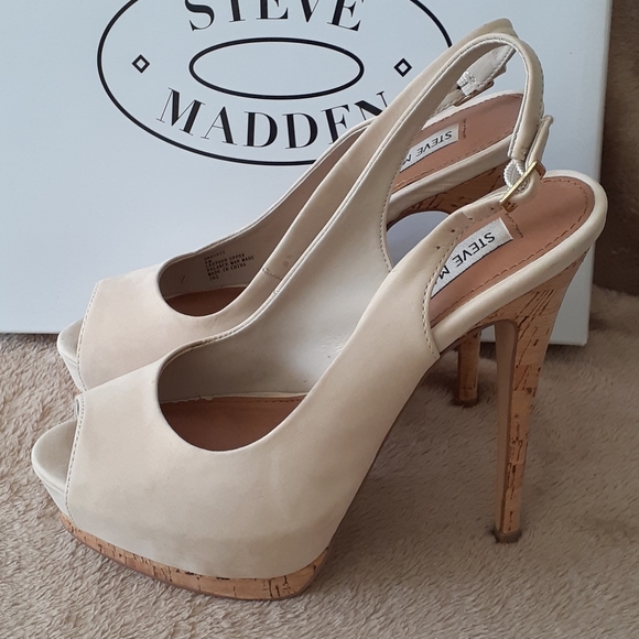 Steve MADDEN ☺ peep-toe slingback - Picture 4 of 12